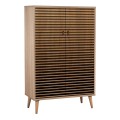 Soho Megapap melamine shoe cabinet in sonoma color 80x36x127cm.