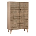 Soho Megapap melamine shoe cabinet in sonoma color 80x36x127cm.