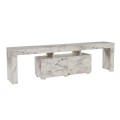 Enclave Megapap melamine TV furniture in marble effect color 180x31.3x50cm.