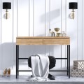Linda Megapap melamine dressing table in oak color 100x45x74cm.