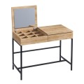 Linda Megapap melamine dressing table in oak color 100x45x74cm.