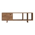 Folsom Megapap melamine tv stand in atlantic pine 140x29.9x45cm.