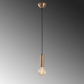 Lizy Megapap E27 metallic ceiling lamp in vintage gold color Ø4x111cm.