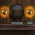 Mimoza Megapap Led wall lamp in gold color 25x16x25cm.