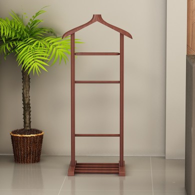 Beta Megapap wooden floor hanger in walnut color 48x35x120cm.