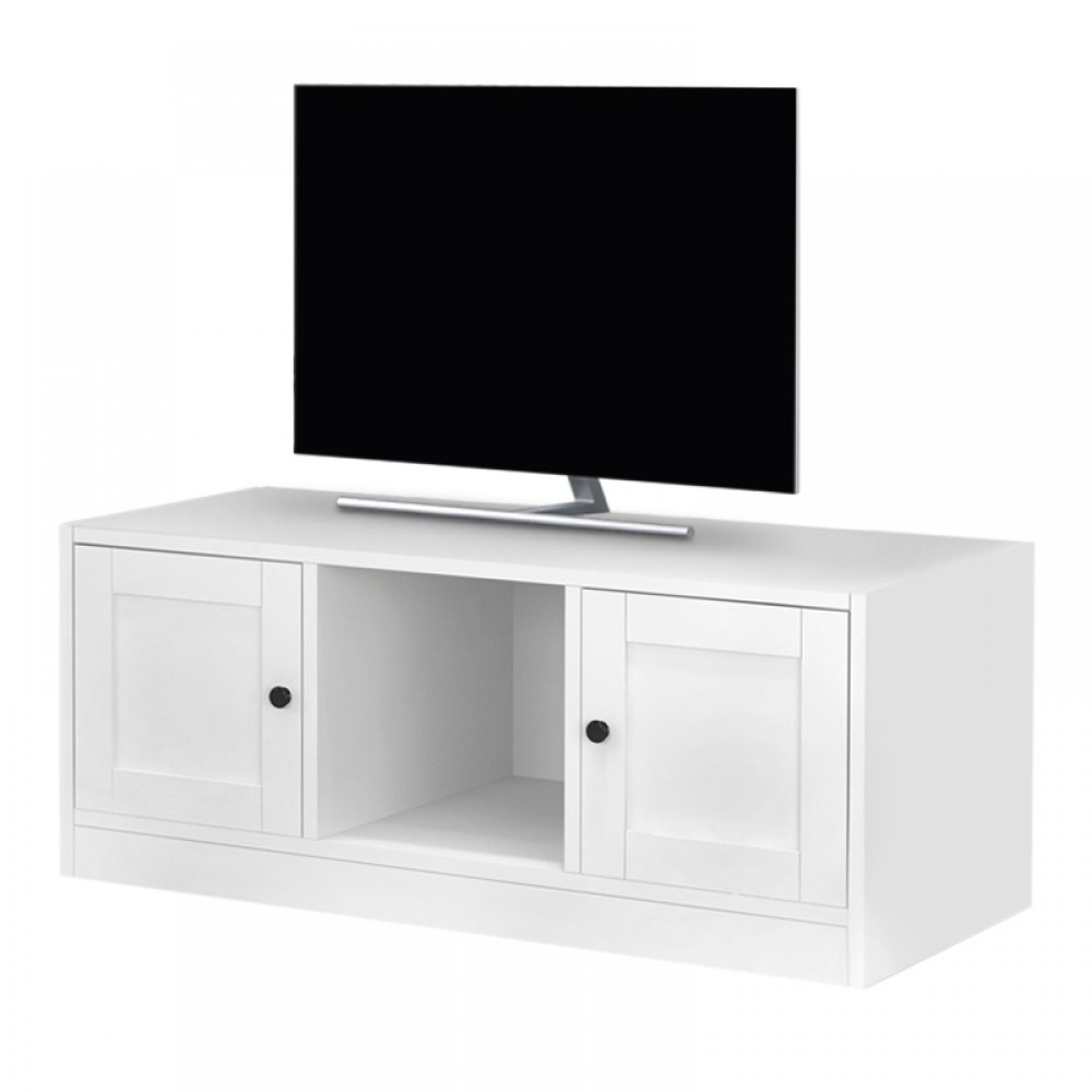 Έπιπλο τηλεόρασης Felix Megapap χρώμα λευκό 97,2x40x39,6εκ.