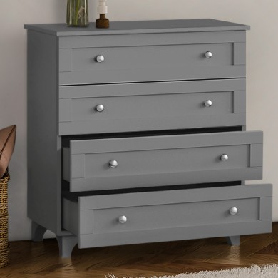 Emily Megapap chest of drawers in anthracite color 80x42x85cm.