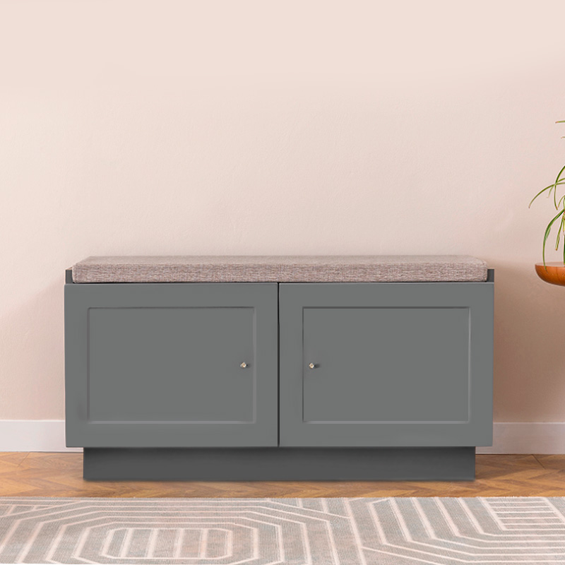 Henry Megapap shoe cabinet in anthracite color 100x33x49cm.
