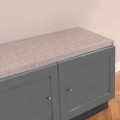 Henry Megapap shoe cabinet in anthracite color 100x33x49cm.