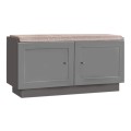 Henry Megapap shoe cabinet in anthracite color 100x33x49cm.