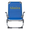 ΚΑΡΕΚΛΑΚΙ ΠΑΡΑΛΙΑΣ ΨΗΛΗ ΠΛΑΤΗ ALMIRA HM5053.01 ΒΑΡΕΩΣ ΤΥΠΟΥ ΜΠΛΕ ΑΛΟΥΜΙΝΙΟΥ 56x70x66 cm.