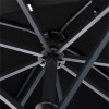 ΕΠΑΓΓΕΛΜΑΤΙΚΗ ΟΜΠΡΕΛΑ ALU ΤΗΛΕΣΚΟΠΙΚΗ HM6031.03 4x4x2,95-4Μ ΜΕ ΜΑΥΡΟ ΑΚΡΥΛΙΚΟ ΠΑΝΙ