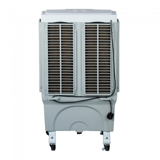 Air Cooler HU-2009 Human 45L 180W 5000m3/h με τηλεχειριστήριο χρώμα λευκό - γκρι 63x42x108εκ.