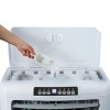Air Cooler HU-2009 Human 45L 180W 5000m3/h με τηλεχειριστήριο χρώμα λευκό - γκρι 63x42x108εκ.