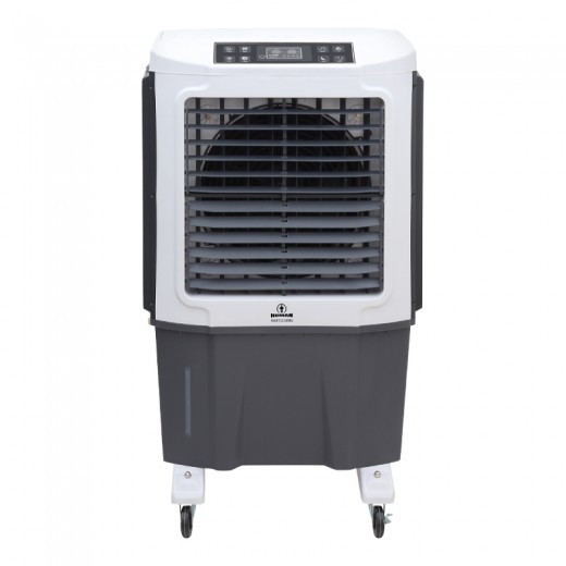 Air Cooler HU-2010 Human 60L 220W 6000 m3/h με τηλεχειριστήριο χρώμα λευκό - γκρι 74x45x119εκ.