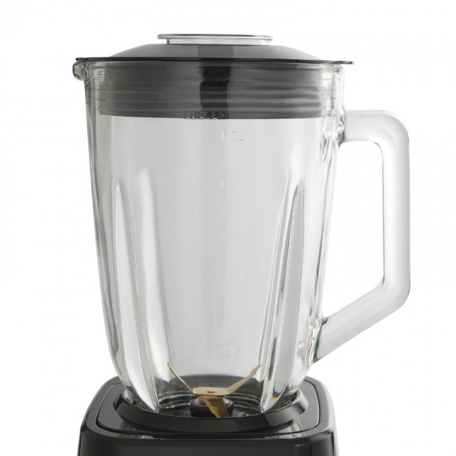 Μπλέντερ με Γυάλινη Κανάτα 1,5L 1500W Inox Human HU-3013