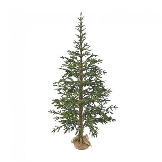 ΠΡΑΣΙΝΟ ΔΕΝΔΡΟ ANGEL PINE  240ΕΚ ΜΕ ΠΛΑΣΤΙΚΑ ΚΛΑΔΙΑ ΣΕ ΤΣΟΥΒΑΛΙ