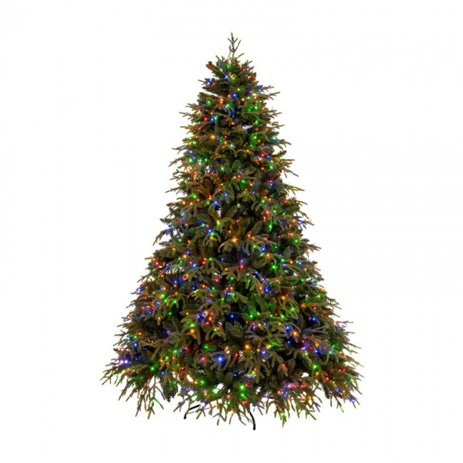 ΔΕΝΔΡΟ   PRE LIT FRANKLIN FIR   240ΕΚ ΜΕ 2000 RGB LED ΛΕΥΚΑ AND ΠΟΛΥΧΡΩΜΑ ΛΑΜΠΑΚΙΑ