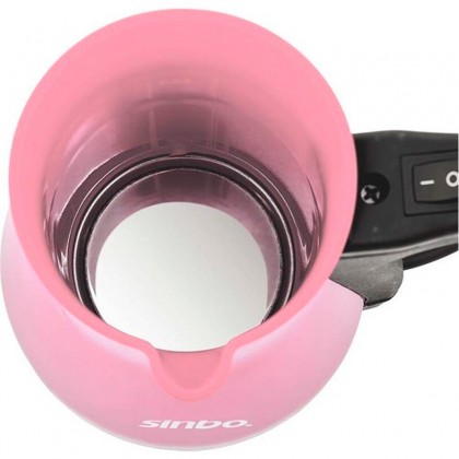 Μπρίκι ηλεκτρικό 1000W SINBO SCM-2954 χρώμα ροζ