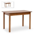 Dining set Bergen-Francis Megapap 5 pcs solid wood - MDF extendable table 120/150x68x77cm.