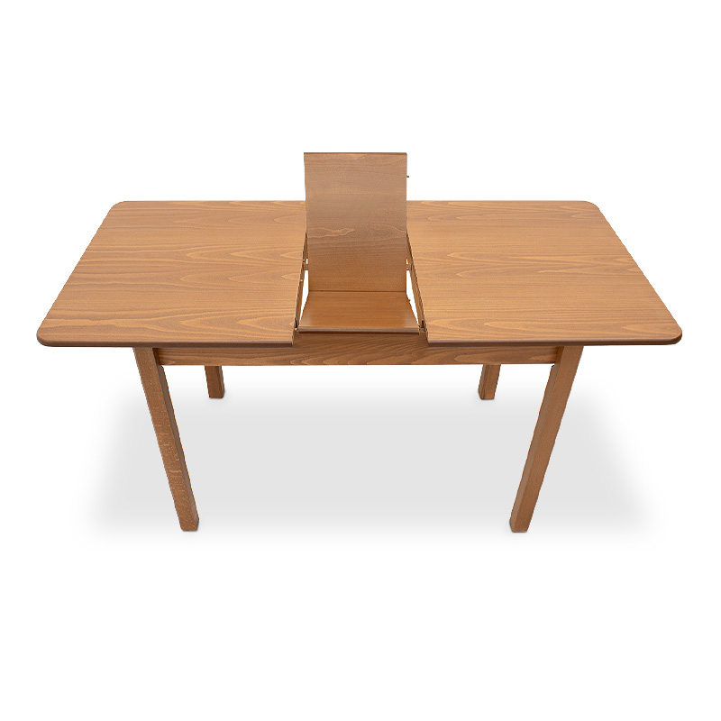 Dining set Bergen-Francis Megapap 5 pcs solid wood - MDF extendable table 120/150x68x77cm.