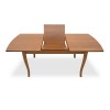 Dining set Belfast Megapap 5 pcs solid wood - MDF extendable table 150/200x89x78cm.