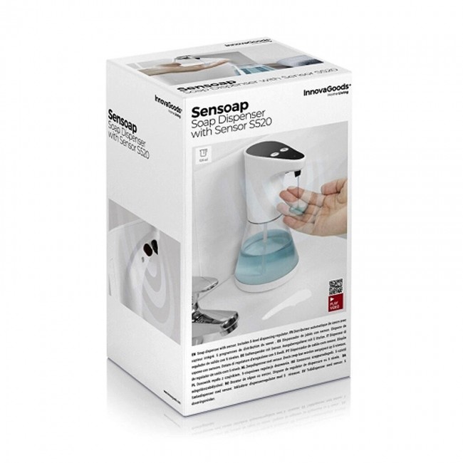 Dispenser με αισθητήρα κίνησης Innovagoods V0100647 διάφανο 520ml Dispenser με αισθητήρα κίνησης Innovagoods V0100647 διάφανο 520ml