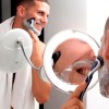 Καθρέπτης μακιγιάζ με εύκαπτο βραχίονα και βεντούζα Innovagoods V0101221 χρώμα λευκό Ø20εκ.