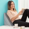 Μαξιλάρι τριγωνικό Innovagoods V0103408 Threllow διπλής σφήνας και πολλαπλών θέσεων χρώμα γκρι 60x40x24εκ.