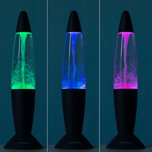 Φωτιστικό επιτραπέζιο ανεμοστρόβιλος LED Innovagoods V0103586 χρώμα γκρι Ø10x35εκ.