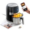 Φριτέζα αέρος - AirFryer Fryinn Innovagoods V0103715 με αποσπώμενο κάδο 3,5lt χρώμα μαύρο - ασημί 1400W