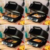 Φριτέζα αέρος - AirFryer Fryinn με grill 6lt Innovagoods V0103847 χρώμα μαύρο - ασημί 3400W