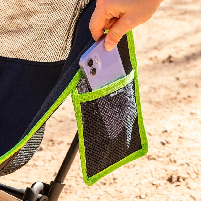 Καρέκλα camping πτυσσόμενη Folstul Innovagoods V0103860 χρώμα μαύρο 58x52,5x64εκ.