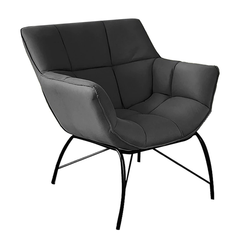 ADAMS Armchair Anthracite Fabric