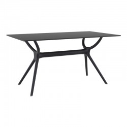 ΑΙΡ ΤΡΑΠΕΖΙ 140Χ80εκ. BLACK LAMINATE 12mm - 20.0184