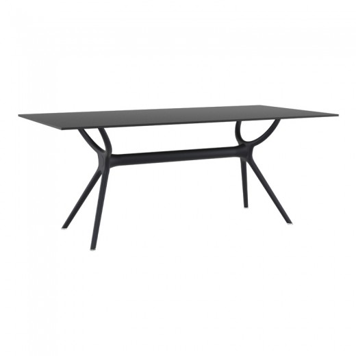 ΑΙΡ ΤΡΑΠΕΖΙ 180Χ90εκ. BLACK LAMINATE 12mm - 20.0186