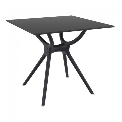 ΑΙΡ ΤΡΑΠΕΖΙ 80Χ80εκ. BLACK LAMINATE 12mm - 20.0182