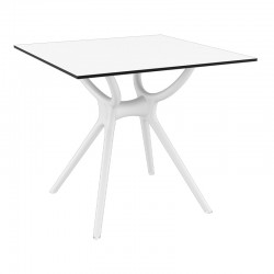 ΑΙΡ ΤΡΑΠΕΖΙ 80Χ80εκ. WHITE LAMINATE 12mm - 20.0181