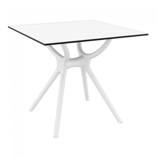 ΑΙΡ ΤΡΑΠΕΖΙ 80Χ80εκ. WHITE LAMINATE 12mm - 20.0181