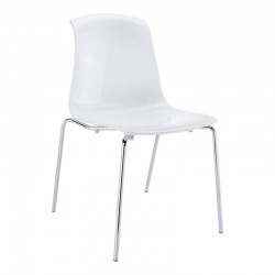 ALLEGRA GLOSSY WHITE ΚΑΡΕΚΛΑ