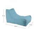 LAZY Lounge Bean Bag Turquoise 100% waterproof