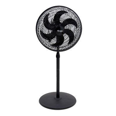 Ανεμιστήρας με ορθοστάτη (18") 45εκ. 90W με 6ΡΡ πτερύγια χρώμα μαύρο