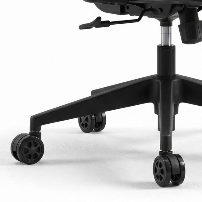 Ανταλλακτικά Ροδάκια Megapap για καρέκλες γραφείου σετ 5 τμχ χρώμα μαύρο