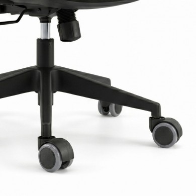 Ανταλλακτικά Ροδάκια Megapap για καρέκλες γραφείου σετ 5 τμχ χρώμα μαύρο - γκρι