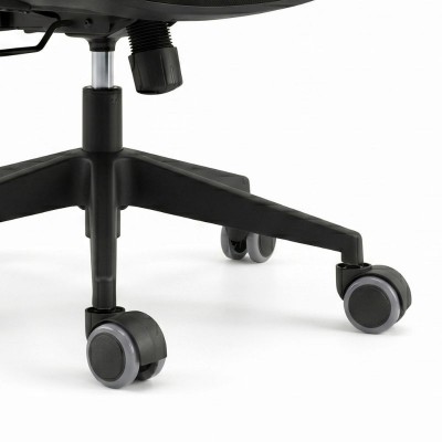 Ανταλλακτικά Ροδάκια Megapap για καρέκλες γραφείου σετ 5 τμχ χρώμα μαύρο - γκρι