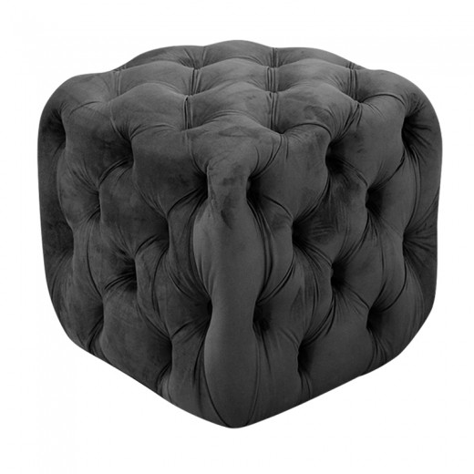 ASTRA ΣΚΑΜΠΟ BLACK VELVET ΥΦΑΣΜΑ 45X45Χ45εκ.