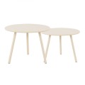 ASTRID Set (5pcs) PP-Metal Cream/Cushions Sandy Green