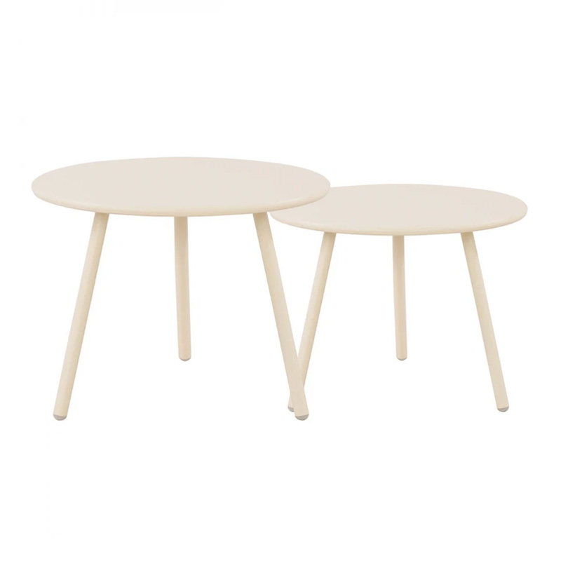 ASTRID Set (5pcs) PP-Metal Cream/Cushions Sandy Green