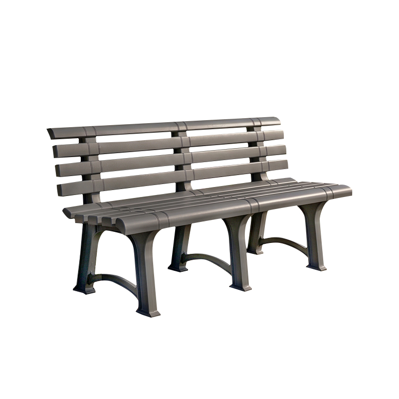 ATENA Παγκάκι Κήπου-Βεράντας, PP Ανθρακί 150x73x51cm
