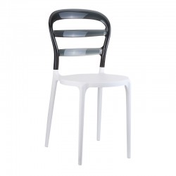 BIBI WHITE/BLACK TRANSP.ΚΑΡΕΚΛΑ